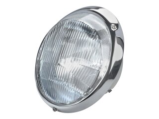 1x Faro para PORSCHE 911 F/G SC 930 964 CROMADO JP-Dansk Izquierdo=Derecho