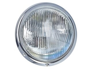 1x Faro para PORSCHE 911 F/G SC 930 964 CROMADO JP-Dansk Izquierdo=Derecho