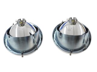 2 faros para PORSCHE 911 F/G SC 930 964 CROMADOS JP-Dansk