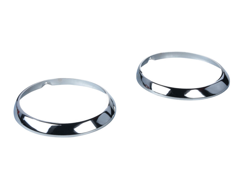 2x anneau de phare pour PORSCHE 911 G 964 anneau de peinture CHROME
