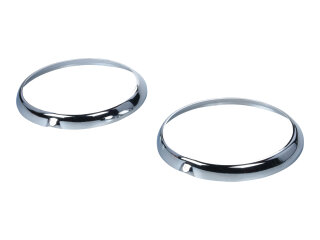 2x headlight ring for PORSCHE 911 G 964 paint ring CHROME