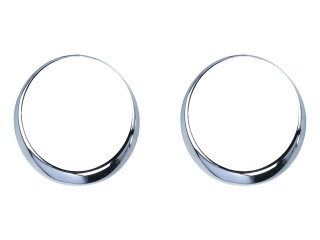 2x koplampring voor PORSCHE 911 G 964 lakring CHROOM