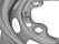 ポルシェ 356 VW ビートル用スチールリム 5x205 ET15 5.5x15 塗装済み 1本