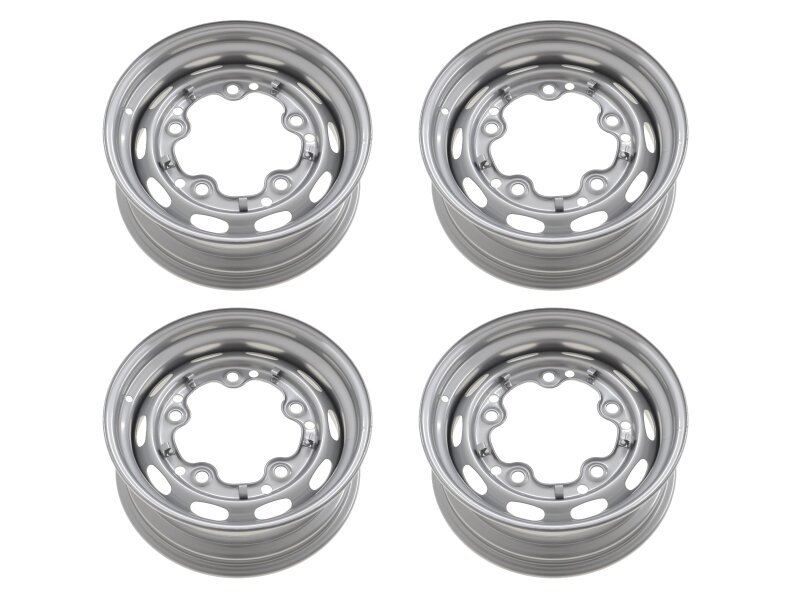 4x Stalen velgen voor PORSCHE 356 VW Kever Velg 5x205 ET15 5.5x15 GELAKT