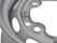 4x Stalen velgen voor PORSCHE 356 VW Kever Velg 5x205 ET15 5.5x15 GELAKT