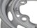 ポルシェ 356 VW ビートル用スチールリム 4本 5x205 ET15 5.5x15 塗装済み