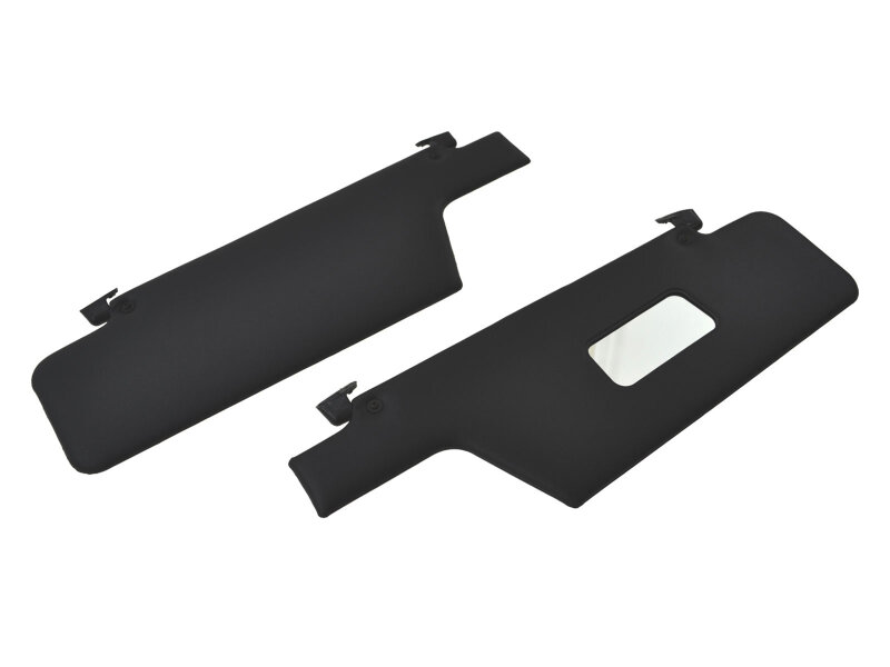 Zonnekleppen voor PORSCHE 911 F/G Targa Cabriolet ZWART L+R