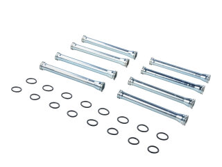8x tube de protection des poussoirs pour PORSCHE 914 VW T2 208mm + bagues d&eacute;tanch&eacute;it&eacute; 021109349B