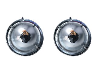 2 phares pour PORSCHE 356 VW Coccinelle, homologu&eacute;s CE, JP-Dansk