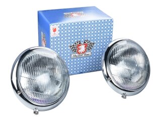 2x Headlights for PORSCHE 356 VW Beetle E-Mark JP-Dansk