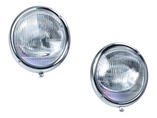 2x Headlights for PORSCHE 356 VW Beetle E-Mark JP-Dansk