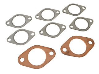 Scambiatore 8x guarnizioni per PORSCHE 911 F/G fino al -75 2.2 2.4 2.7 SET scarichi