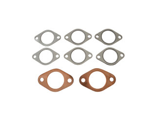 8x juntas intercambiador de calor para PORSCHE 911 F/G hasta -75 2.2 2.4 2.7 escape SET