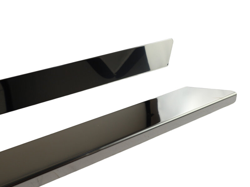 2x Dorpellijsten voor PORSCHE 911 F/G SC 964, RVS Tapijtstrip