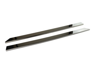 2x Listelli sottoporta per PORSCHE 911 F/G SC 964, Striscia in acciaio inox