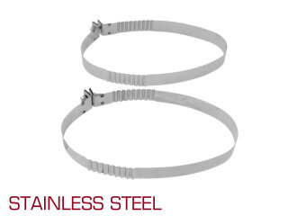 ポルシェ993カレラターボ用 リアサイレンサーテンションバンド x 2個 エキゾーストクランプ