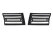 Grilles de klaxon pour PORSCHE 911 F 69-73 Plastique NOIR G+D