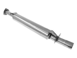 Sistema de escape para PORSCHE 924S 944 2.5 Silenciador traseiro + Silenciador central V2A