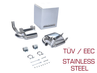 Rear silencer for PORSCHE 996 Carrera Sport exhaust...