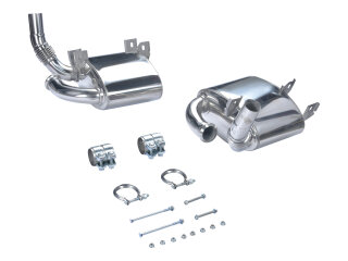 Rear silencer for PORSCHE 996 Carrera Sport exhaust...