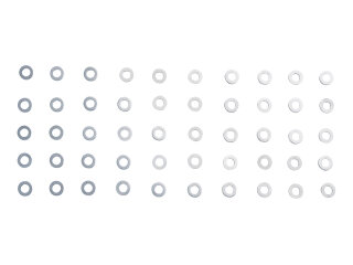 50x Kleppendekselringen voor PORSCHE 911 2.4 2.7 3.0 3.2...