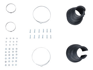 2x アクスルブーツ PORSCHE 356 VW Beetle T1 SET REAR用