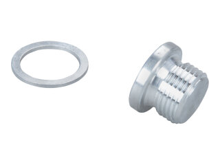 2x valve cover screw plug for PORSCHE 924S 944 928 ALU + gasket