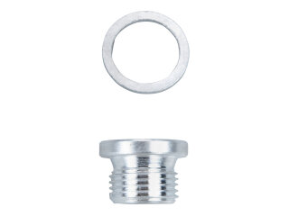 2x valve cover screw plug for PORSCHE 924S 944 928 ALU + gasket