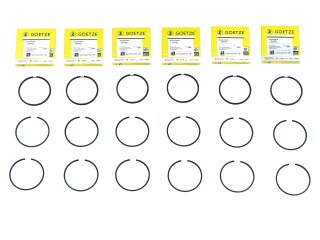 6x piston rings for PORSCHE 911 2.4 T E S piston ring set...