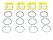 4x segments de piston pour PORSCHE 924 2.0 125PS jeu de segments de piston 060198151