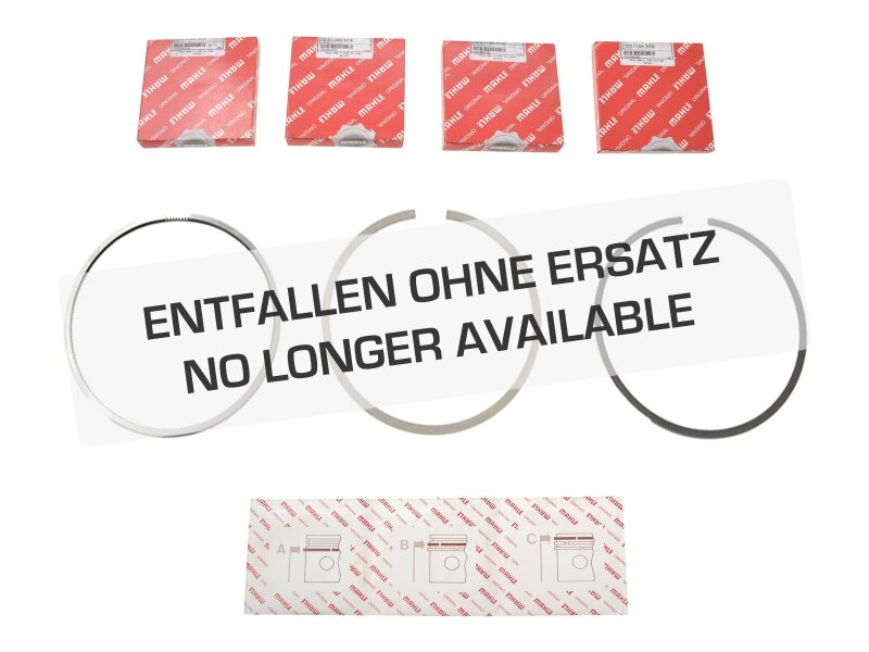 4x aros de pistón para PORSCHE 924S 944 2.5 928 S4...