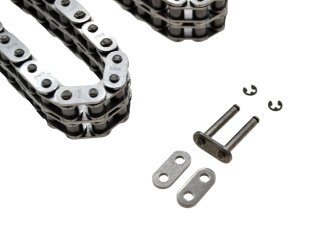 2x Distributieketting voor PORSCHE 911 F/G 2.2 2.4 SC 3.2 Carrera 930 964 993 SPLIT