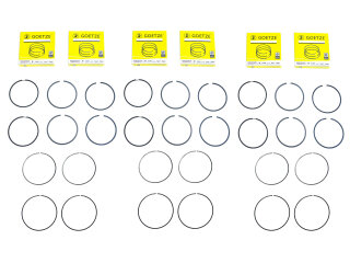 6x piston rings for PORSCHE 996 997 3.6 Carrera set GOETZE