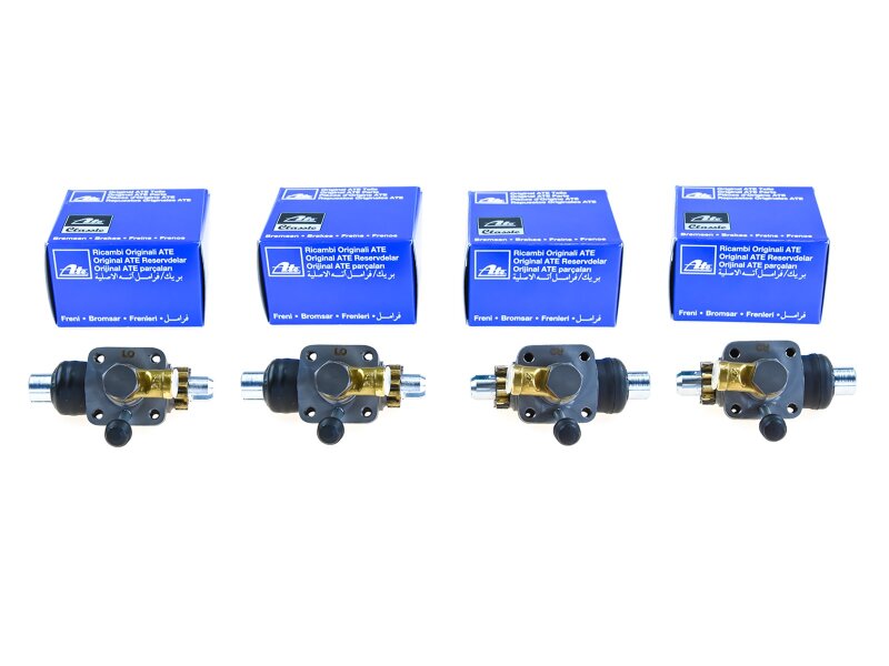 4x Wielremcilinders voor PORSCHE 356 VOOR L+R ATE
