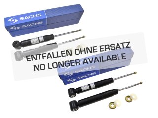 4x amortecedores para PORSCHE 928 FRONT + REAR SACHS