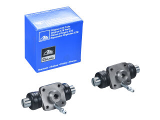 2x Wielremcilinders voor PORSCHE 356 ACHTER 64435251302 ATE