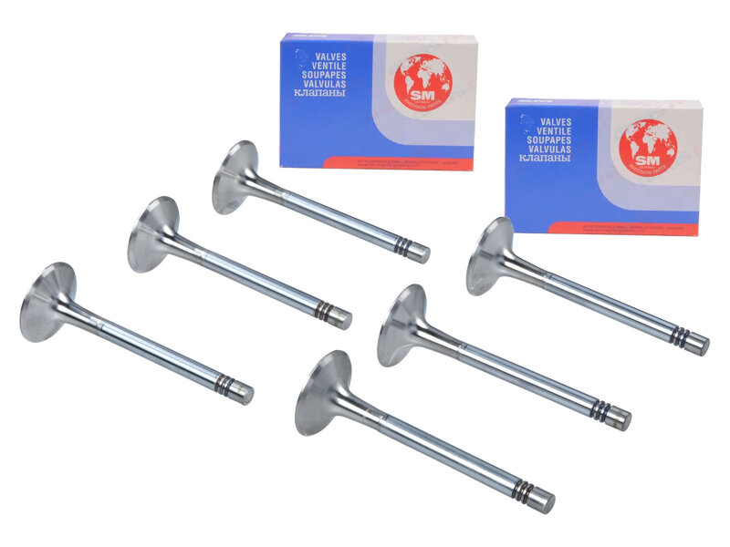 Válvula de escape 6x para PORSCHE 911 2.2 2.4 2.7 SM