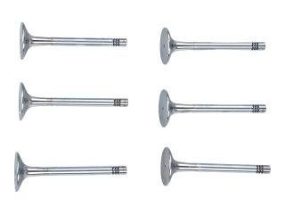 6x uitlaatklep voor PORSCHE 911 2.2 2.4 2.7 SM