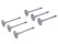 6x exhaust valve for PORSCHE 911 2.2 2.4 2.7 SM