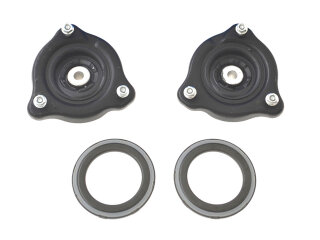 2 soportes de amortiguador + rodamientos de bolas de...