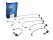 Bougiekabelset voor PORSCHE 911 2.2 2.4 2.7 914-6 BERU