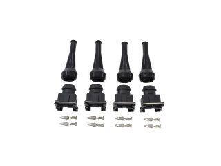 4x Brandstofinjectorconnectoren voor BMW E32 5-serie E34...