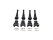 4x Fuel Injector Connectors for BMW E32 5 Series E34 3 Series E36 316i 318i Rubber Grommet