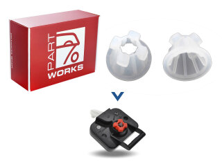 2x cerradura trasera con inserto de goma para...