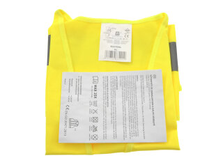 1x High-visibility vest for all vehicles according to EN...