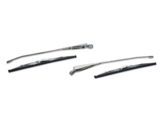 2 bras dessuie-glace pour PORSCHE 911 F/G 68-77 914 + balai dessuie-glace en acier inoxydable