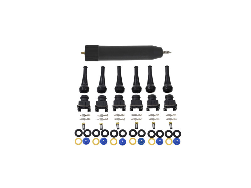 6x Injectorafdichtingsset voor BMW E30 3 Serie 320i 323i E28 520 + CONNECTOREN + GEREEDSCHAP