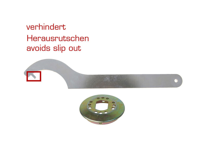 Dynamopoelie voor PORSCHE 911 2.7 3.2 930 + haaksleutel