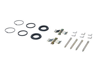 Dichtsatz + Federblech + Stifte Bremssattel f&uuml;r PORSCHE 911 2.7 3.0 HINTEN