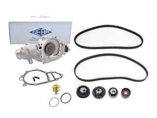 Pompa acqua + set cinghie distribuzione + rulli per...